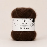 Włóczka Tilia 325 Coffee  - kawowy brąz (Filcolana)