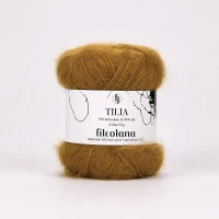 Włóczka Tilia 136 Mustard - musztardowy  (Filcolana)