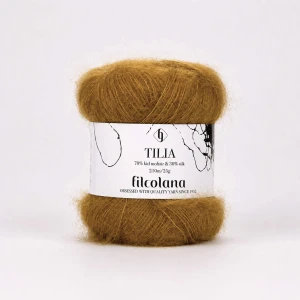 Włóczka Tilia 136 Mustard - musztardowy  (Filcolana)