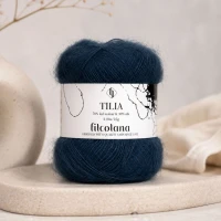 Włóczka Tilia 270 Midnight Blue - głęboki granat (Filcolana)