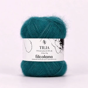 Włóczka Tilia 289 Blue Coral - ciemny petrol (Filcolana)