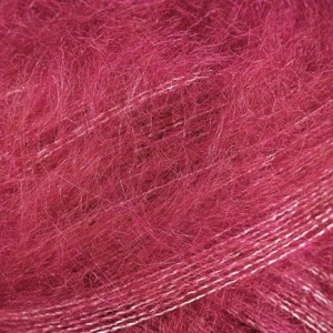 Włóczka Kid Silk Nuance 010 fuksja ( Laines du Nord )