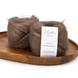 Włóczka Kid Silk Nuance 007 taupe ( Laines du Nord )