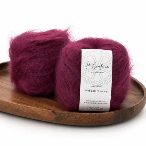 Włóczka Kid Silk Nuance 011 wino