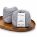 Włóczka Kid Silk Nuance 028 gołębia szarość