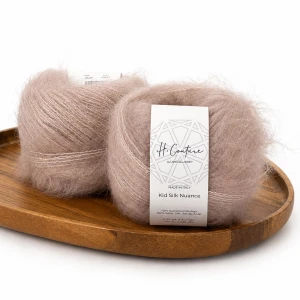 Włóczka Kid Silk Nuance 031 brudny róż ( Laines du Nord )