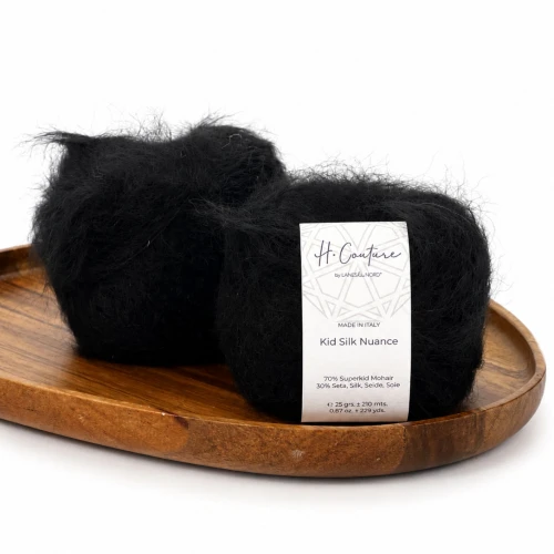 Włóczka Kid Silk Nuance 044 czarny
