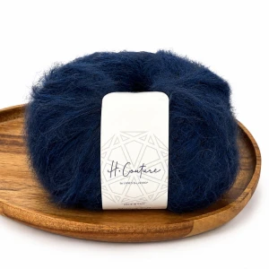 Włóczka Alpaca Soft 08 - atramentowy ( Laines du Nord )