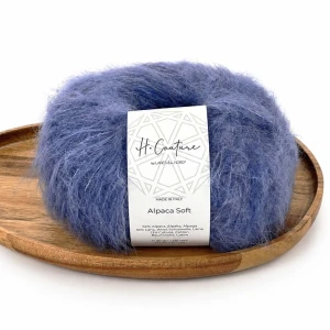 Włóczka Alpaca Soft 12 - bławatek ( Laines du Nord )