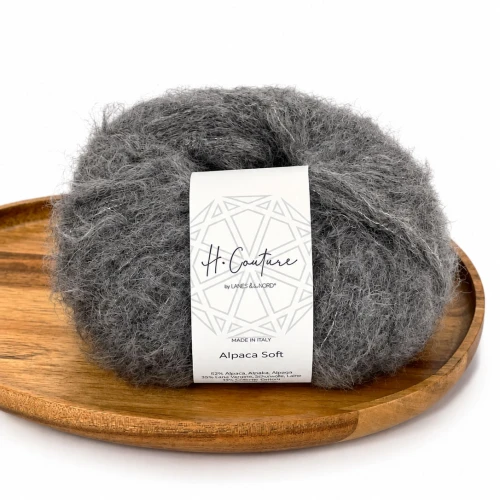 Włóczka Alpaca Soft 18 - ciemnoszary