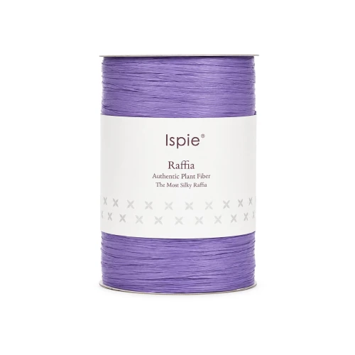liliowa włóczka rafia ispie
