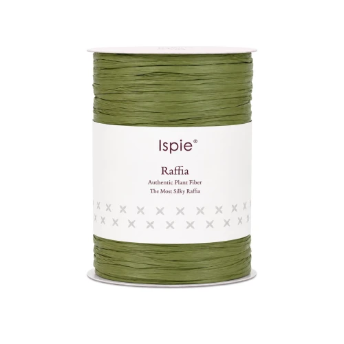 Rafia Ispie 121A Olive - 100% wiskoza 250 m