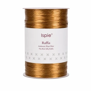 Rafia Ispie 215B Gold 02 - 100% wiskoza 250 m