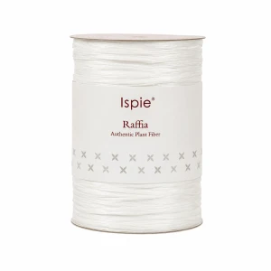 Rafia Ispie SD White Off White - 100 % wiskoza 250 m