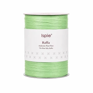 Rafia Ispie 119B Opal green - 100% wiskoza 250 m