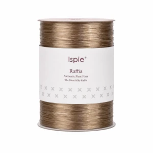 Rafia Ispie 287A Brown - 100% wiskoza 250 m