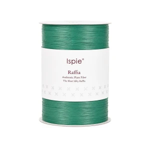 Rafia Ispie 122A Bright green - 100% wiskoza 250 m