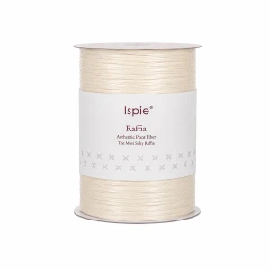 Rafia Ispie 105F Ivory - 100% wiskoza 250 m