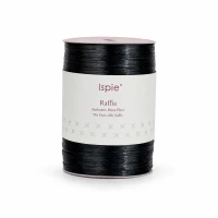 Rafia Ispie 226A Black pearl - 100% wiskoza 250 m