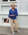 Wzór PetiteKnit Stockholm Sweater V-Neck z polskim tłumaczeniem