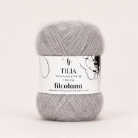 Włóczka Tilia 358 Silver  -  srebrna szarość (Filcolana) 