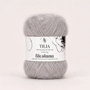 Włóczka Tilia 358 Silver  -  srebrna szarość (Filcolana) 