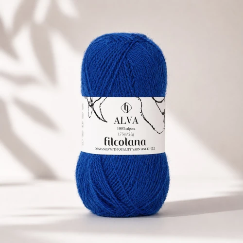 Włóczka Alva 337 Bright Cobalt - jasny kobalt 25g