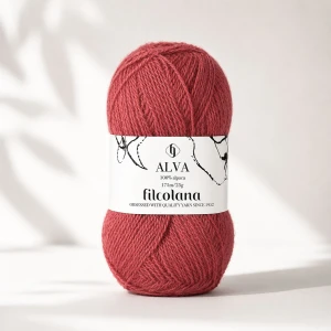 Włóczka Alva 361 Madeira rose - różany 25g ( Filcolana )