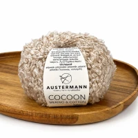 Włóczka Cocoon Merino&Cotton 01 beżowy melanż ( Austermann )