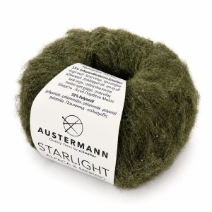 Włóczka Starlight Alpaca&Merino 06 oliwkowy ( Austermann )