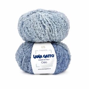 Włóczka Oslo 31118 Azzuro Mix typu boucle