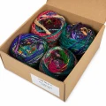 Zestaw Sari Silk Yarn 17 - multikolorowy zestaw czterech włóczek