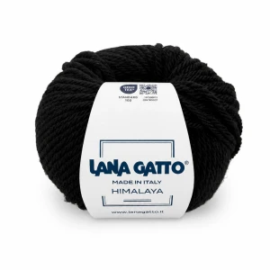 Włóczka Himalaya 10008 Nero - 100g/100m (Lana Gatto)