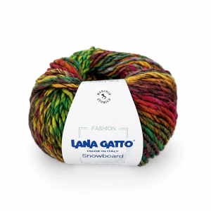 Włóczka Snowboard 31398 Cyclamen Mix 100g/100m ( Lana Gatto )