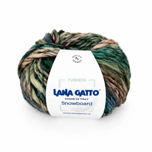 Włóczka Snowboard 31401 Grey Mix 100g/100m ( Lana Gatto )