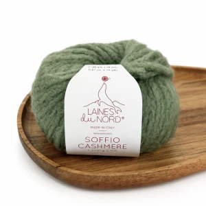 Włóczka Soffio Cashmere 3020 szałwiowy 25g/70m ( Laines du Nord )