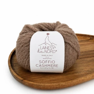 Włóczka Soffio Cashmere 036 biszkoptowy 25g/70m ( Laines du Nord )