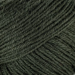Włóczka Blueface Wool 007 leśna zieleń 50g/125m ( Laines du Nord )