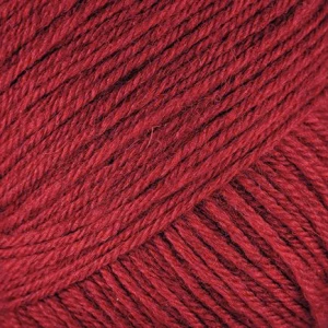 Włóczka Blueface Wool 019 rubinowy 50g/125m ( Laines du Nord )
