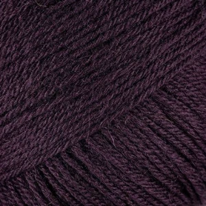 Włóczka Blueface Wool 010 śliwka 50g/125m ( Laines du Nord )