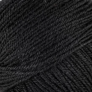 Włóczka Blueface Wool 005 czarny 50g/125m ( Laines du Nord )