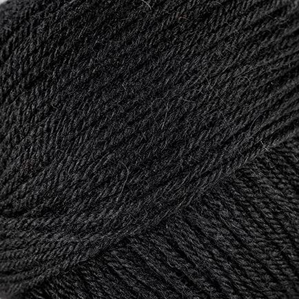 Blueface Wool 005 czarny 50g/125m