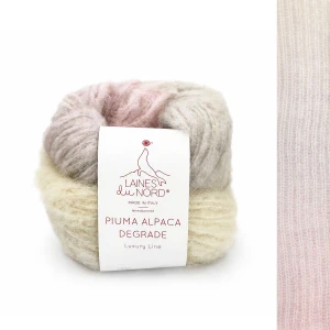 Włóczka Piuma Alpaca Degrade 012 z efektem ombre ( Laines du Nord )