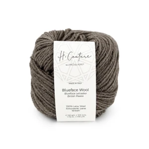 Włóczka Blueface Wool 002 taupe 50g/125m ( Laines du Nord )