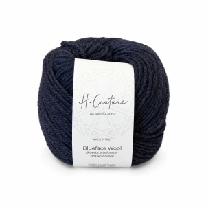 Włóczka Blueface Wool 006 jeansowy 50g/125m ( Laines du Nord )