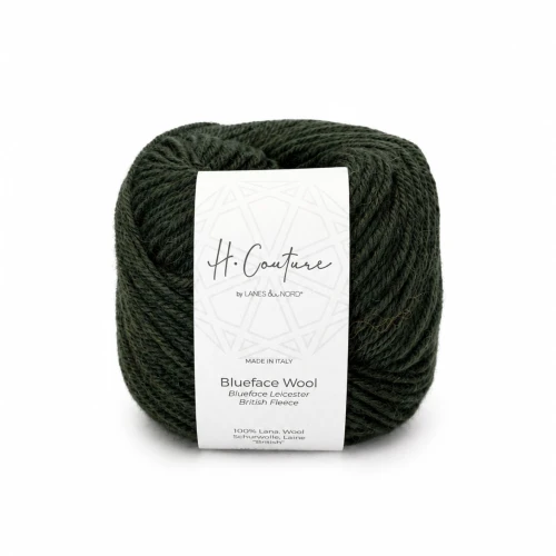Blueface Wool 007 leśna zieleń 50g/125m