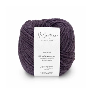 Włóczka Blueface Wool 022 wrzos 50g/125m ( Laines du Nord )