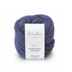 Włóczka Blueface Wool 014 liliowy 50g/125m ( Laines du Nord )