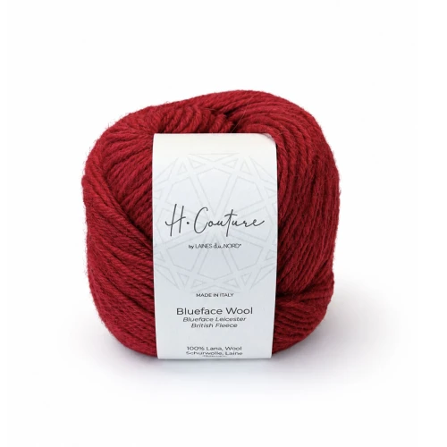 Blueface Wool 019 rubinowy 50g/125m