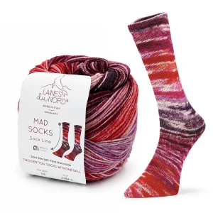 Włóczka Mad Socks 02 - 100g/420m ( Laines du Nord )
